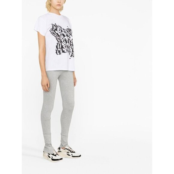 WARDROBE.NYC Side Zip Leggings in Grey Marl XSmall New Womens Skinny Pants - Picture 15 of 16